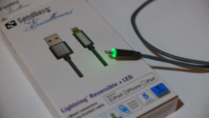 Das LED-Ladekabel für den Lightning-Anschluss