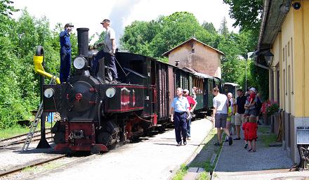 Die mit Dampf betriebene Steyrtal-Museumsbahn Die mit Dampf betriebene Steyrtal-Museumsbahn