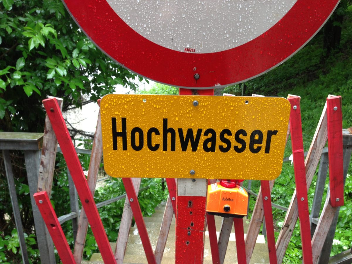 Hochwasser in Steyr im Juni 2013