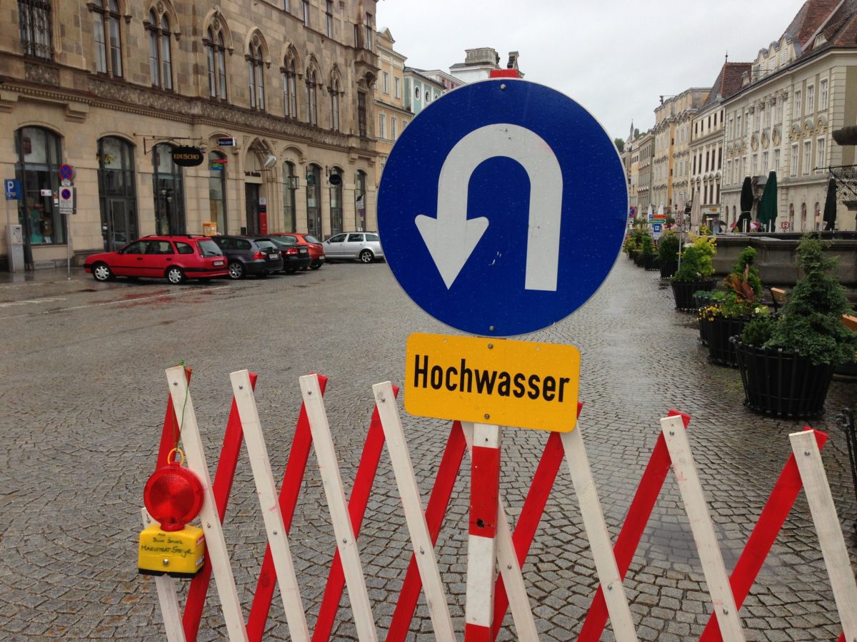 Im Jahr 2002 drang das Hochwasser sogar auf den Stadtplatz vor, 2013 war das nicht der Fall