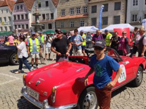 TV-Liebling Tobias Moretti war mit seinem Sohn nach Steyr gekommen.