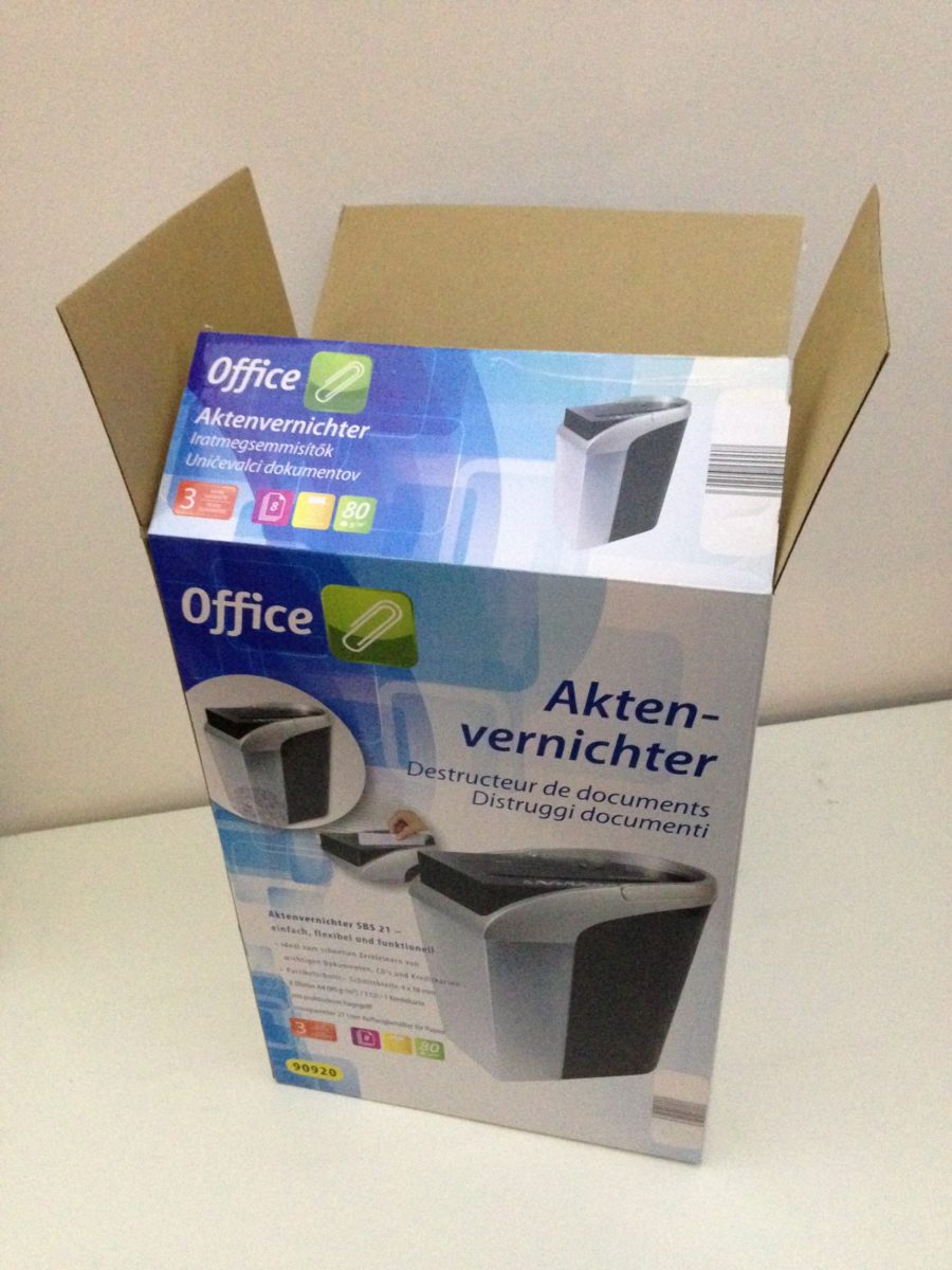 (Rex) Office Aktenvernichter bei Aldi Süd/Suisse & Hofer im Test