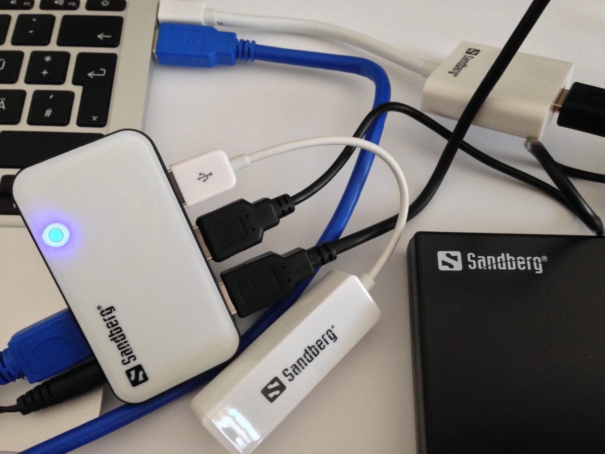 Mit passendem Zubehör für die USB- und Thunderbolt-Schnittstelle erweitert man die Möglichkeiten eines MacBooks enorm