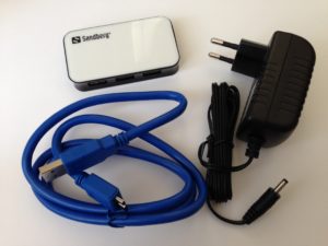 Der Sandberg USB 3.0 Hub 4 Ports (Artikelnr. 133-72)