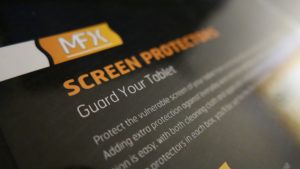 Der Screen Protector von MFX für das iPad Mini 4